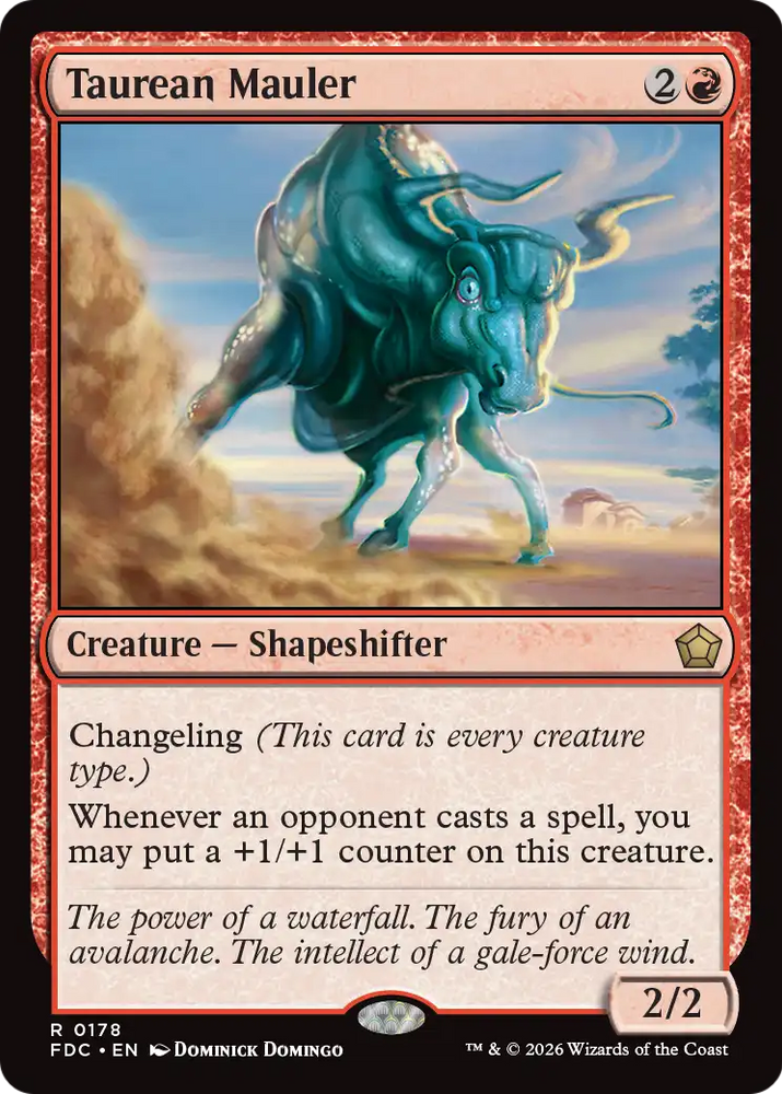 Taurean Mauler [Foundations Commander] Magic: The Gathering