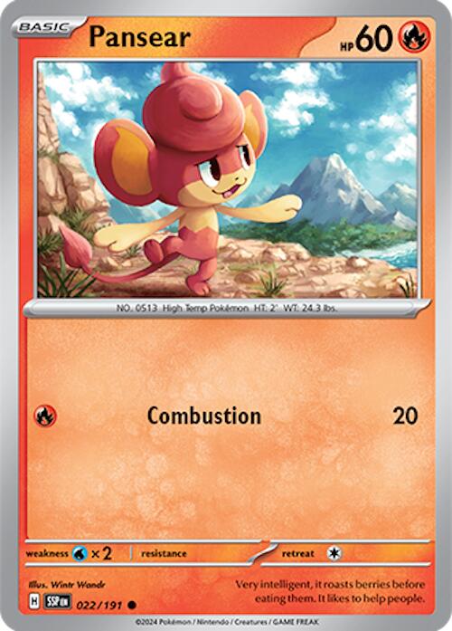 Pansear (022/191) [Scarlet & Violet: Surging Sparks] Pokémon
