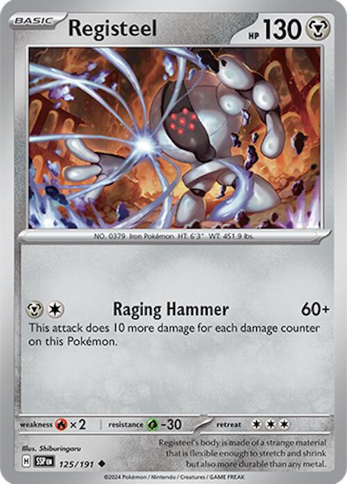 Registeel (125/191) [Scarlet & Violet: Surging Sparks] Pokémon