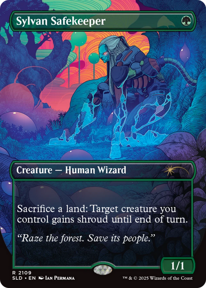 Sylvan Safekeeper (Galaxy Foil) [Secret Lair Drop Series] Magic: The Gathering