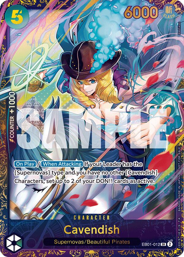 Cavendish (Treasure Cup 2024) [One Piece Promotion Cards] Bandai