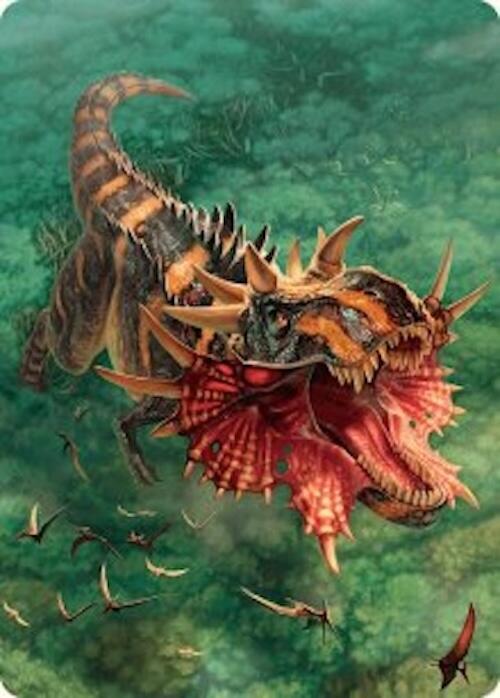Gigantosaurus Art Card (53/54) [Foundations Art Series] Magic: The Gathering