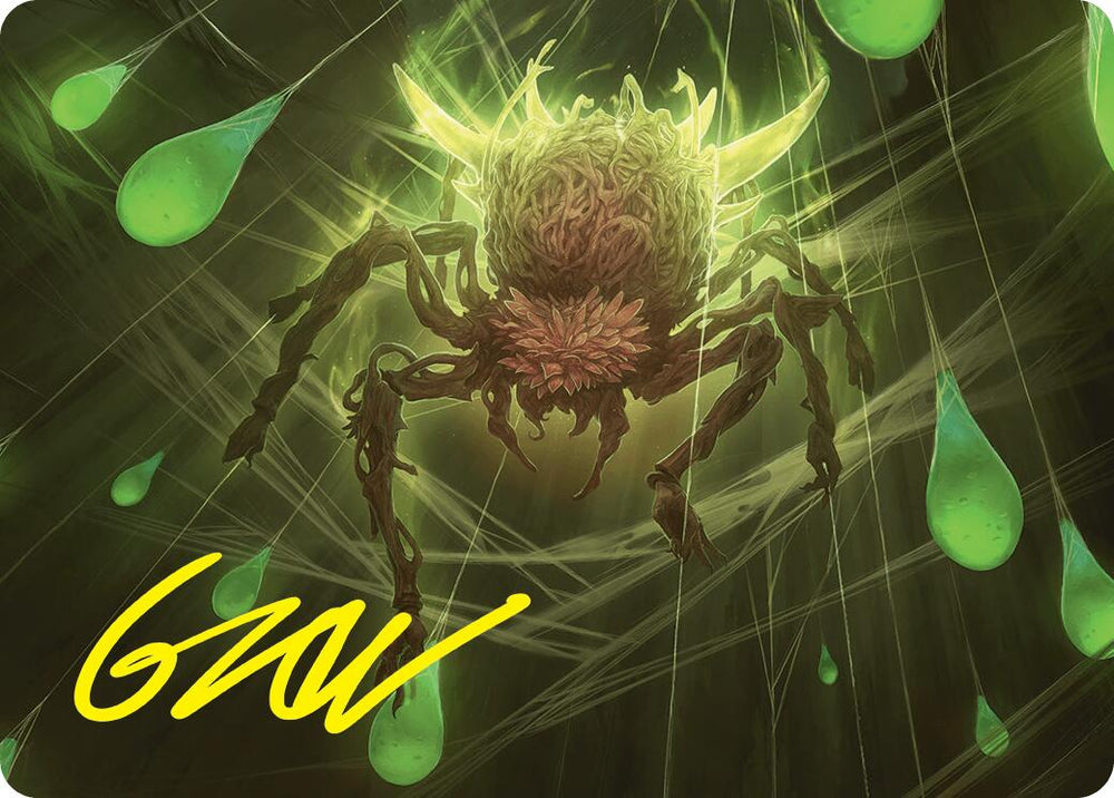 Spinner of Souls Art Card (13/54) (Gold-Stamped Signature) [Foundations Art Series] Magic: The Gathering