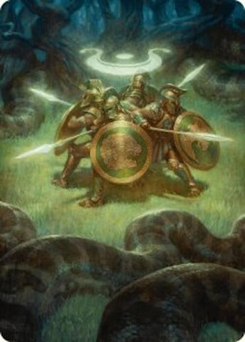 Anthem of Champions Art Card (47/54) [Foundations Art Series] Magic: The Gathering