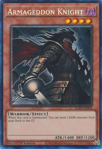 Armageddon Knight (CR) [RA03-EN002] Prismatic Collector's Rare Yu-Gi-Oh!