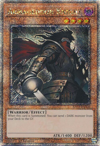 Armageddon Knight (Quarter Century Secret Rare) [RA03-EN002] Quarter Century Secret Rare Yu-Gi-Oh!