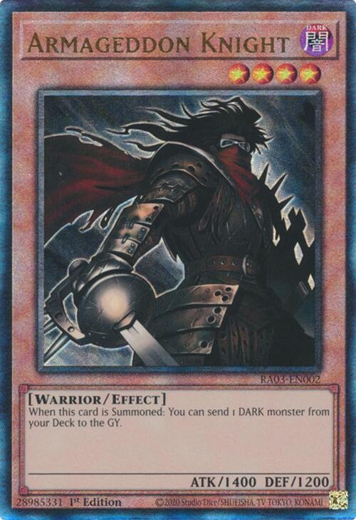 Armageddon Knight (UTR) [RA03-EN002] Prismatic Ultimate Rare Yu-Gi-Oh!
