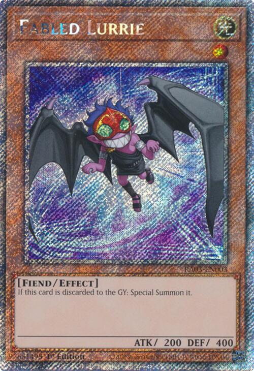 Fabled Lurrie (Platinum Secret Rare) [RA03-EN003] Platinum Secret Rare Yu-Gi-Oh!