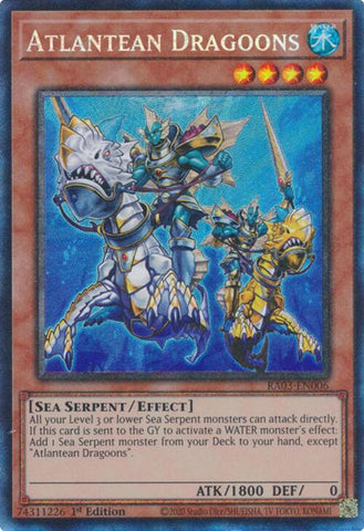 Atlantean Dragoons (CR) [RA03-EN006] Prismatic Collector's Rare Yu-Gi-Oh!
