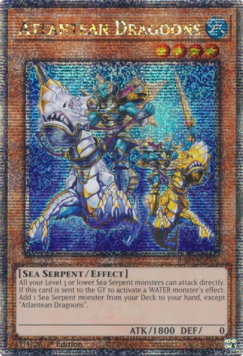 Atlantean Dragoons (Quarter Century Secret Rare) [RA03-EN006] Quarter Century Secret Rare Yu-Gi-Oh!