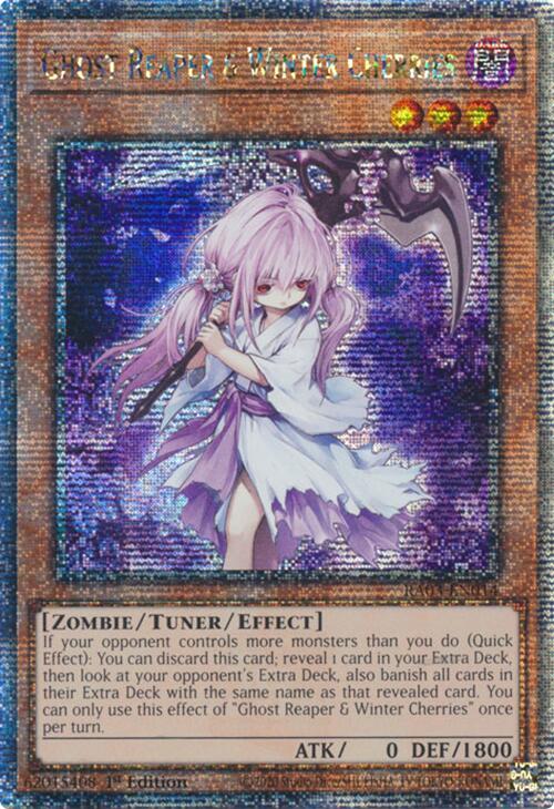 Ghost Reaper & Winter Cherries (Quarter Century Secret Rare) [RA03-EN014] Quarter Century Secret Rare Yu-Gi-Oh!