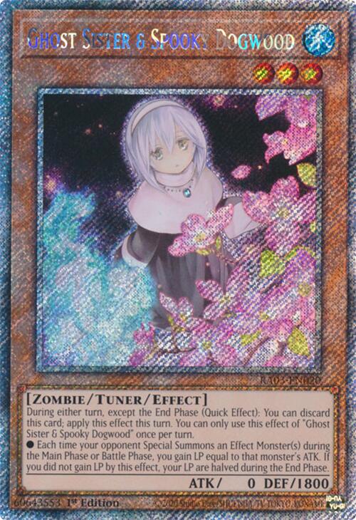 Ghost Sister & Spooky Dogwood (Platinum Secret Rare) [RA03-EN020] Platinum Secret Rare Yu-Gi-Oh!