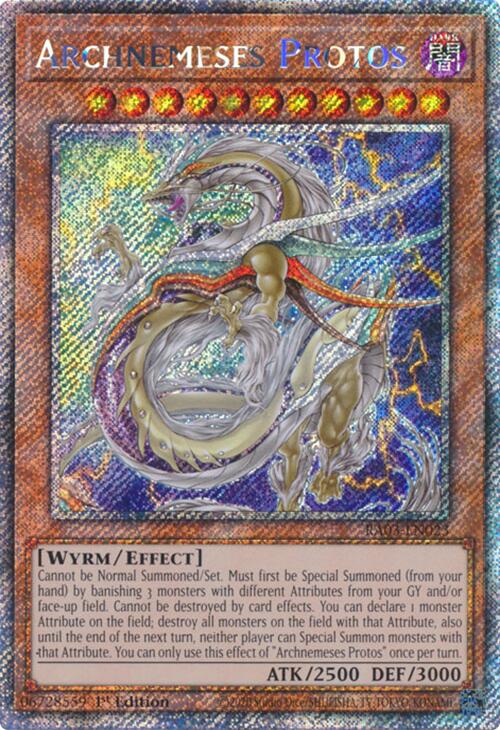 Archnemeses Protos (Platinum Secret Rare) [RA03-EN023] Platinum Secret Rare Yu-Gi-Oh!