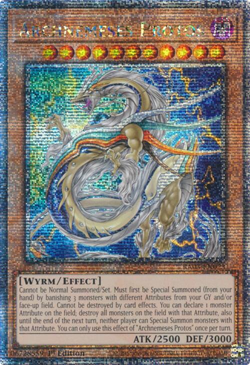 Archnemeses Protos (Quarter Century Secret Rare) [RA03-EN023] Quarter Century Secret Rare Yu-Gi-Oh!