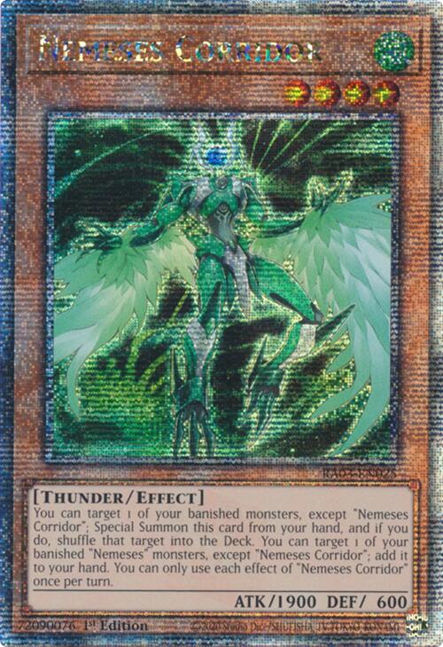 Nemeses Corridor (Quarter Century Secret Rare) [RA03-EN025] Quarter Century Secret Rare Yu-Gi-Oh!