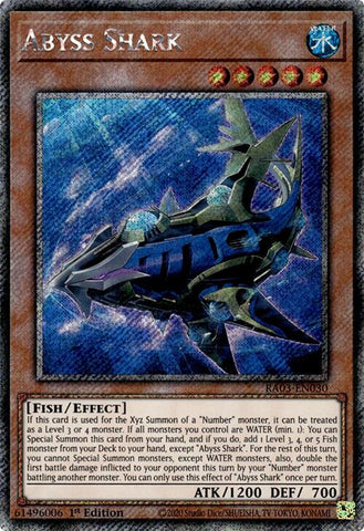 Abyss Shark (Platinum Secret Rare) [RA03-EN030] Platinum Secret Rare Yu-Gi-Oh!