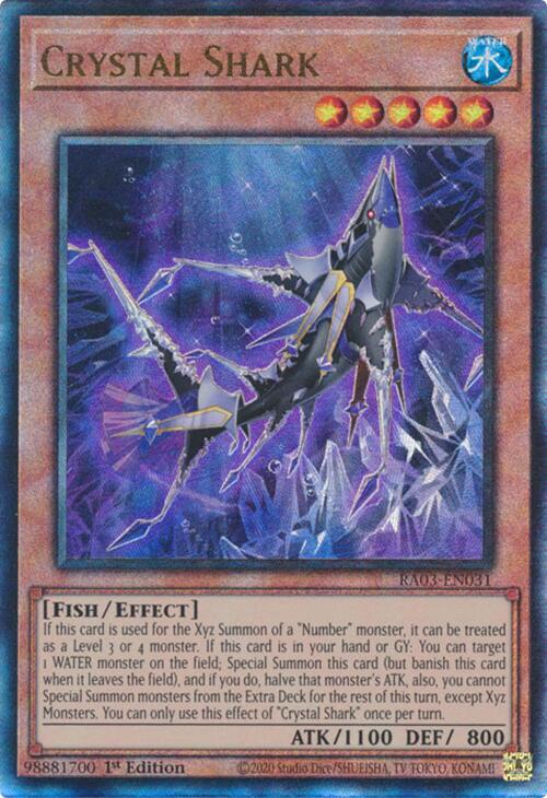 Crystal Shark (UTR) [RA03-EN031] Prismatic Ultimate Rare Yu-Gi-Oh!