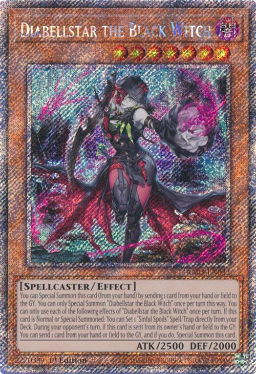 Diabellstar the Black Witch (Platinum Secret Rare) [RA03-EN032] Platinum Secret Rare Yu-Gi-Oh!