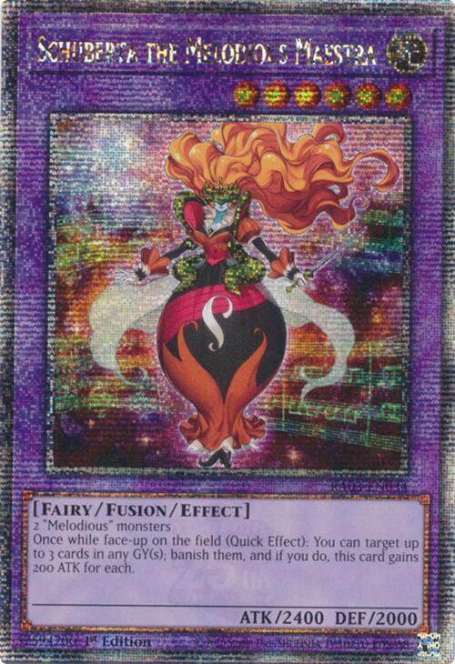 Schuberta the Melodious Maestra (Quarter Century Secret Rare) [RA03-EN034] Quarter Century Secret Rare Yu-Gi-Oh!