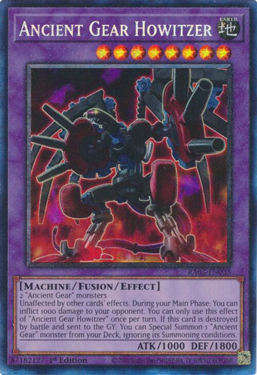Ancient Gear Howitzer (CR) [RA03-EN035] Prismatic Collector's Rare Yu-Gi-Oh!