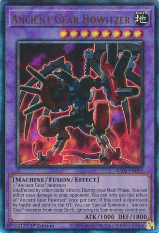 Ancient Gear Howitzer (UTR) [RA03-EN035] Prismatic Ultimate Rare Yu-Gi-Oh!