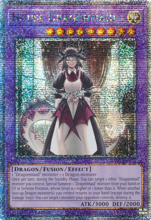House Dragonmaid (Quarter Century Secret Rare) [RA03-EN037] Quarter Century Secret Rare Yu-Gi-Oh!