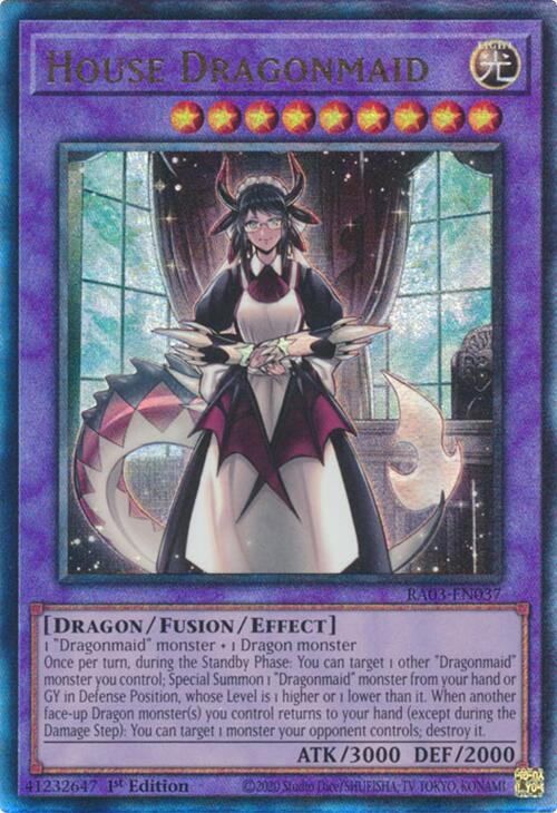 House Dragonmaid (UTR) [RA03-EN037] Prismatic Ultimate Rare Yu-Gi-Oh!