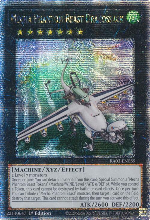 Mecha Phantom Beast Dracossack (Quarter Century Secret Rare) [RA03-EN039] Quarter Century Secret Rare Yu-Gi-Oh!