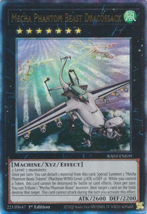 Mecha Phantom Beast Dracossack (UTR) [RA03-EN039] Prismatic Ultimate Rare Yu-Gi-Oh!