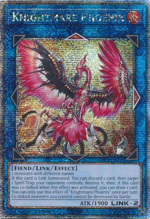 Knightmare Phoenix (Quarter Century Secret Rare) [RA03-EN042] Quarter Century Secret Rare Yu-Gi-Oh!