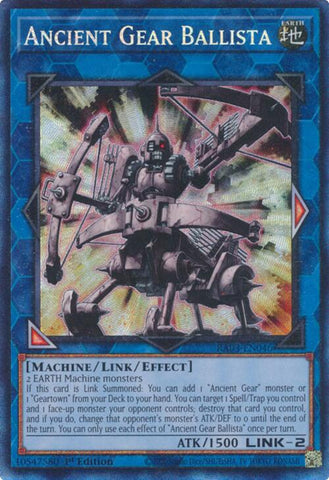 Ancient Gear Ballista (CR) [RA03-EN046] Prismatic Collector's Rare Yu-Gi-Oh!