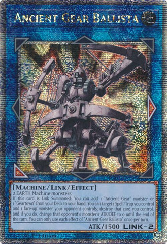 Ancient Gear Ballista (Quarter Century Secret Rare) [RA03-EN046] Quarter Century Secret Rare Yu-Gi-Oh!