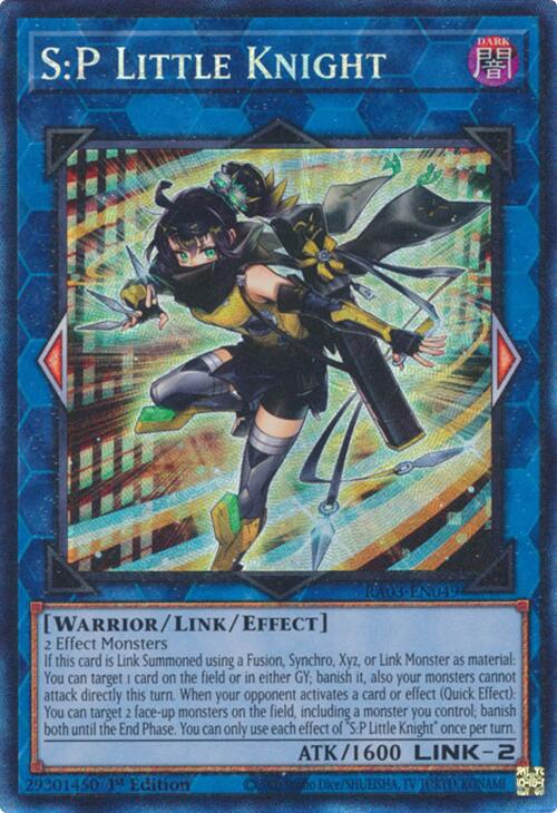 S:P Little Knight (CR) [RA03-EN049] Prismatic Collector's Rare Yu-Gi-Oh!