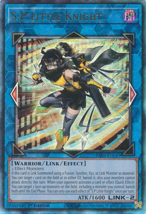 S:P Little Knight (UTR) [RA03-EN049] Prismatic Ultimate Rare Yu-Gi-Oh!