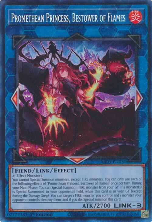 Promethean Princess, Bestower of Flames (CR) [RA03-EN050] Prismatic Collector's Rare Yu-Gi-Oh!