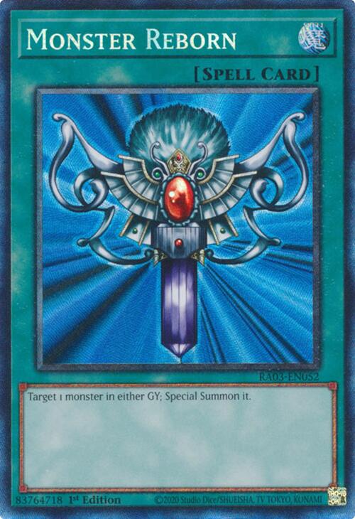Monster Reborn (CR) [RA03-EN052] Prismatic Collector's Rare Yu-Gi-Oh!