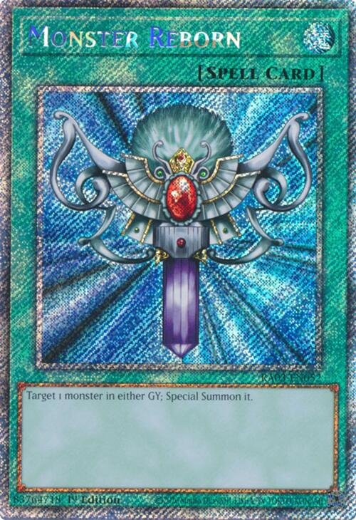 Monster Reborn (Platinum Secret Rare) [RA03-EN052] Platinum Secret Rare Yu-Gi-Oh!