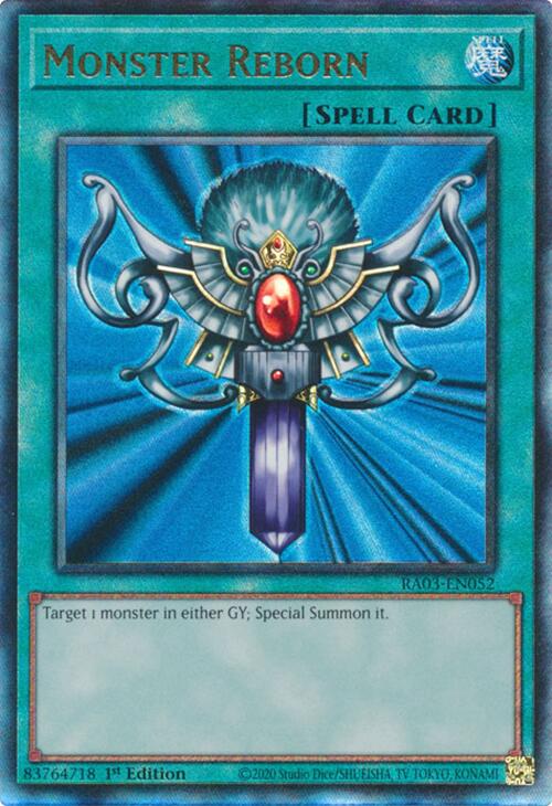 Monster Reborn (UTR) [RA03-EN052] Prismatic Ultimate Rare Yu-Gi-Oh!