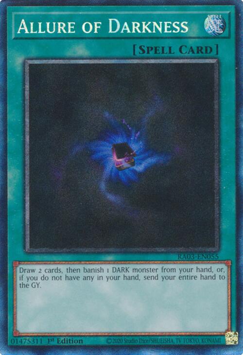Allure of Darkness (CR) [RA03-EN055] Prismatic Collector's Rare Yu-Gi-Oh!