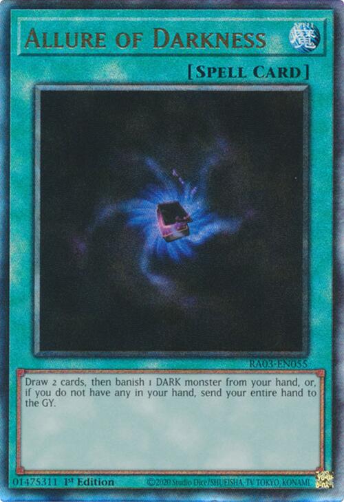 Allure of Darkness (UTR) [RA03-EN055] Prismatic Ultimate Rare Yu-Gi-Oh!