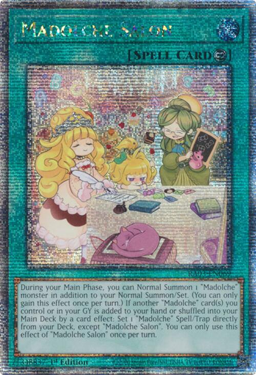 Madolche Salon (Quarter Century Secret Rare) [RA03-EN069] Quarter Century Secret Rare Yu-Gi-Oh!