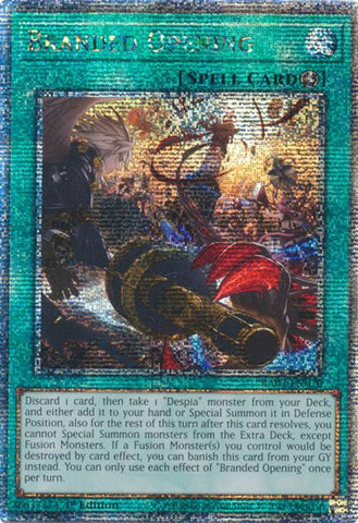Branded Opening (Quarter Century Secret Rare) [RA03-EN070] Quarter Century Secret Rare Yu-Gi-Oh!