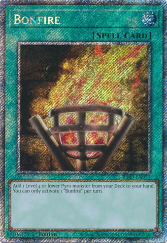 Bonfire (Platinum Secret Rare) [RA03-EN073] Platinum Secret Rare Yu-Gi-Oh!