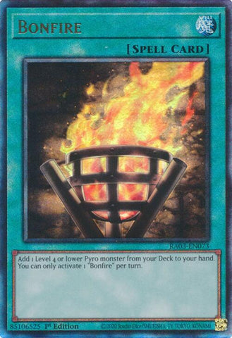 Bonfire (UTR) [RA03-EN073] Prismatic Ultimate Rare Yu-Gi-Oh!