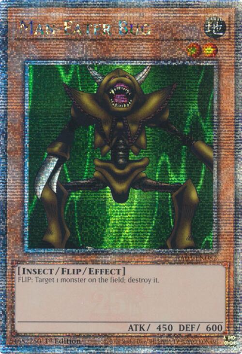 Man-Eater Bug (Quarter Century Secret Rare) [RA03-EN082] Quarter Century Secret Rare Yu-Gi-Oh!