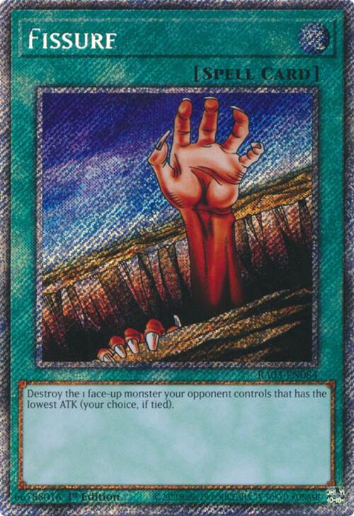 Fissure (Platinum Secret Rare) [RA03-EN084] Platinum Secret Rare Yu-Gi-Oh!