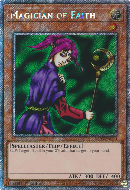 Magician of Faith (Platinum Secret Rare) [RA03-EN090] Platinum Secret Rare Yu-Gi-Oh!