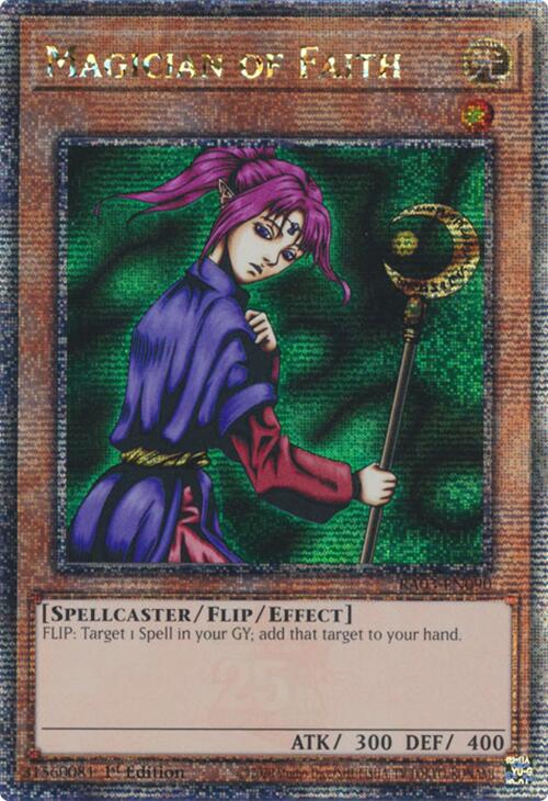 Magician of Faith (Quarter Century Secret Rare) [RA03-EN090] Quarter Century Secret Rare Yu-Gi-Oh!