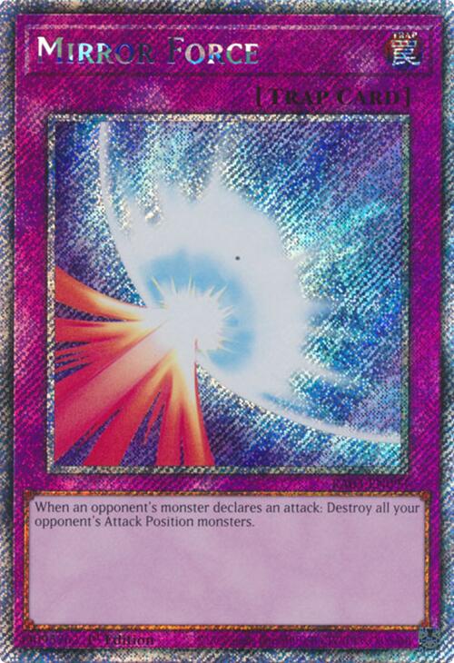 Mirror Force (Platinum Secret Rare) [RA03-EN093] Platinum Secret Rare Yu-Gi-Oh!