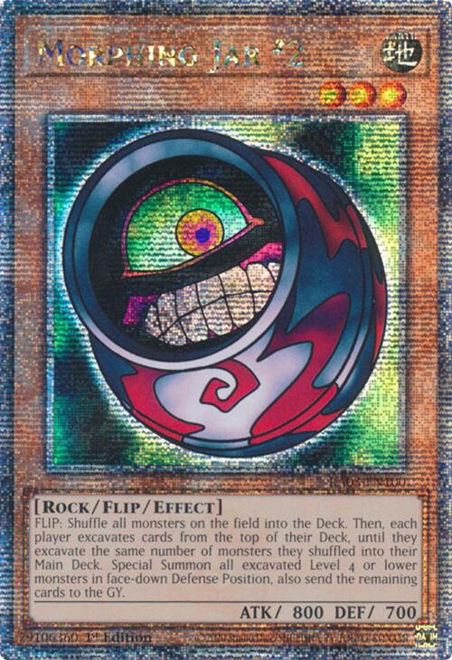 Morphing Jar #2 (Quarter Century Secret Rare) [RA03-EN100] Quarter Century Secret Rare Yu-Gi-Oh!